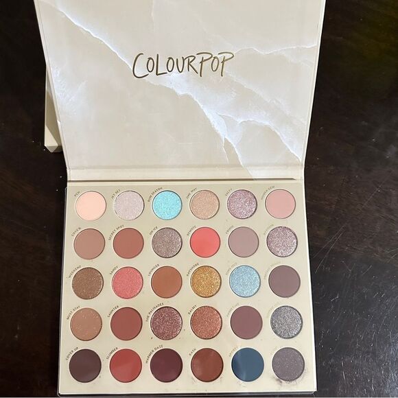 ColourPop You’re Golden 30 pan Eyeshadow Palette New in Box - Picture 1 of 10